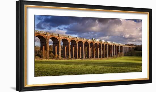 The Ouse Valley Viaduct (Balcombe Viaduct) over the River Ouse in Sussex, England, United Kingdom, -Andrew Sproule-Framed Photographic Print