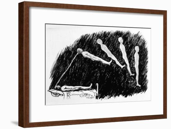 The Out-Of-Body Experience-null-Framed Art Print