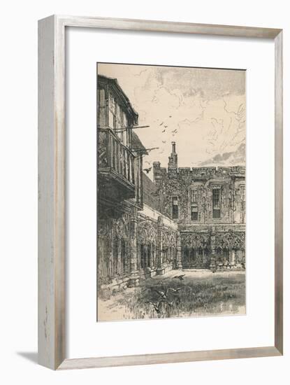 'The Outer Cloisters and Anne Boleyn's Window', 1895-Unknown-Framed Giclee Print