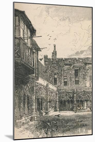 'The Outer Cloisters and Anne Boleyn's Window', 1895-Unknown-Mounted Giclee Print