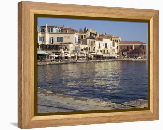 The Outer Harbour, Chania, Crete, Greece-Sheila Terry-Framed Premier Image Canvas