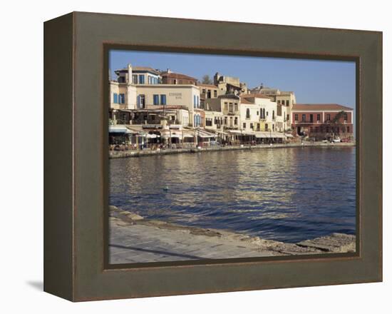 The Outer Harbour, Chania, Crete, Greece-Sheila Terry-Framed Premier Image Canvas