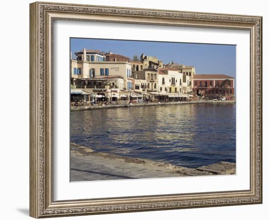 The Outer Harbour, Chania, Crete, Greece-Sheila Terry-Framed Photographic Print