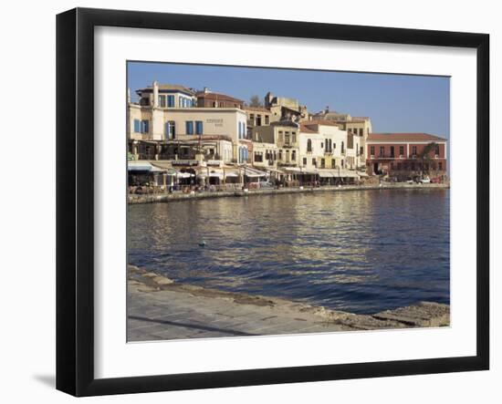 The Outer Harbour, Chania, Crete, Greece-Sheila Terry-Framed Photographic Print