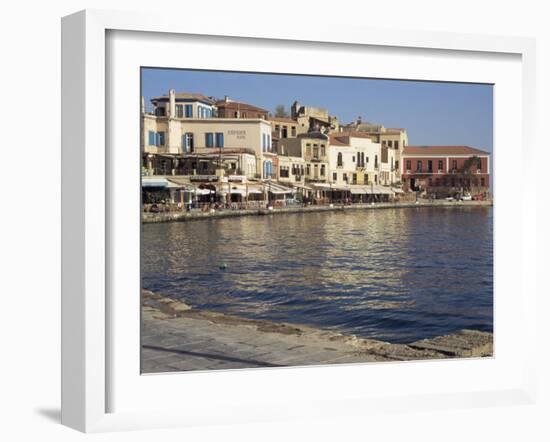 The Outer Harbour, Chania, Crete, Greece-Sheila Terry-Framed Photographic Print