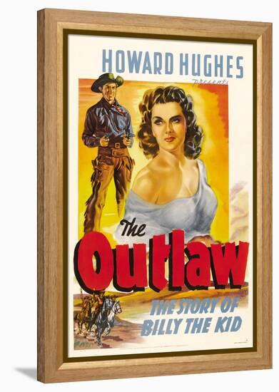 The Outlaw, Jack Buetel, Jane Russell, 1943-null-Framed Stretched Canvas