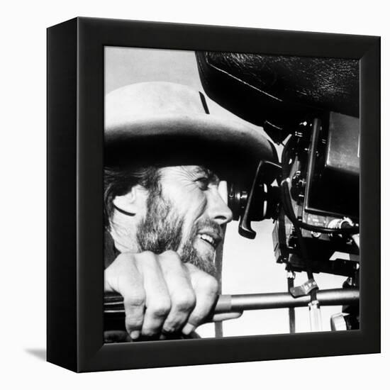 The Outlaw Josey Wales, Actor-Director Clint Eastwood, on Set, 1976-null-Framed Stretched Canvas