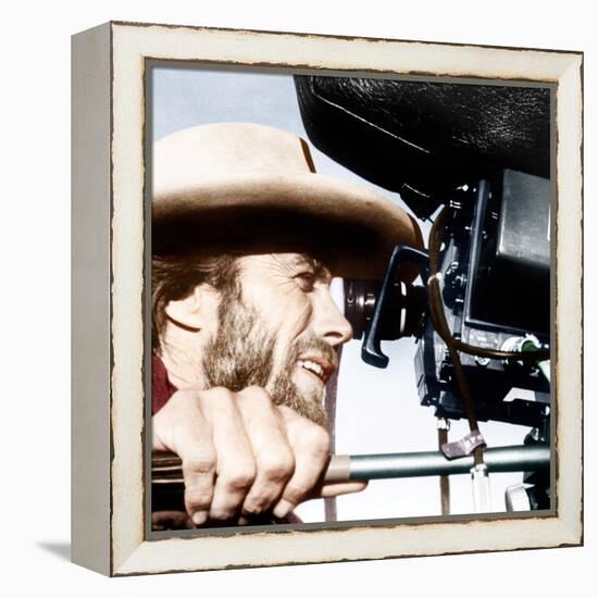 THE OUTLAW JOSEY WALES, actor-director Clint Eastwood, on set, 1976-null-Framed Stretched Canvas