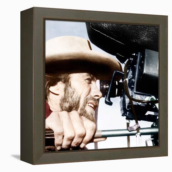 THE OUTLAW JOSEY WALES, actor-director Clint Eastwood, on set, 1976-null-Framed Stretched Canvas