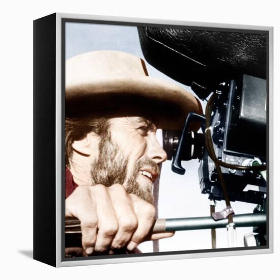 THE OUTLAW JOSEY WALES, actor-director Clint Eastwood, on set, 1976-null-Framed Stretched Canvas