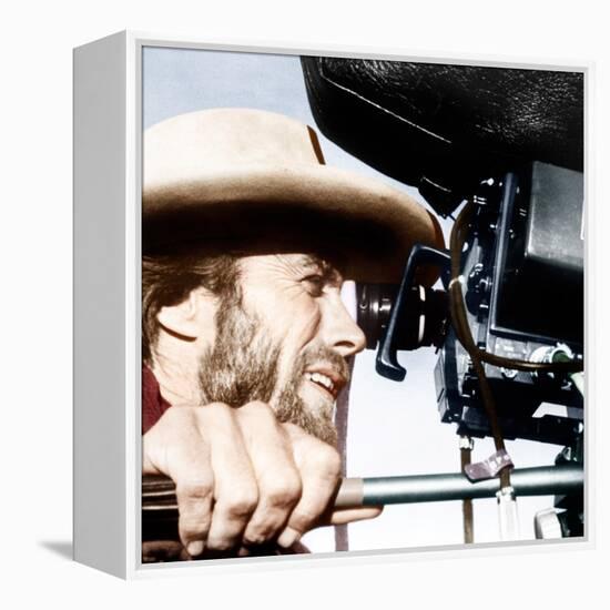 THE OUTLAW JOSEY WALES, actor-director Clint Eastwood, on set, 1976-null-Framed Stretched Canvas