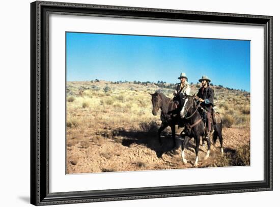 The Outlaw Josey Wales, Chief Dan George, Clint Eastwood, 1976-null-Framed Photo