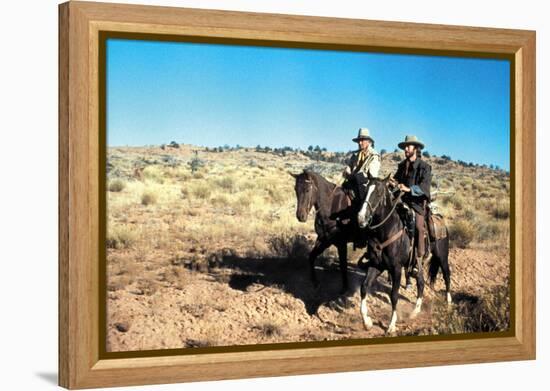 The Outlaw Josey Wales, Chief Dan George, Clint Eastwood, 1976-null-Framed Stretched Canvas