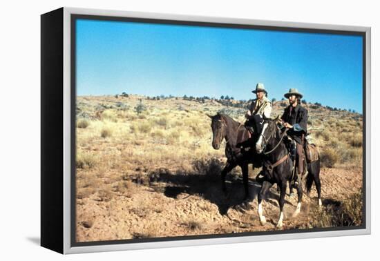 The Outlaw Josey Wales, Chief Dan George, Clint Eastwood, 1976-null-Framed Stretched Canvas