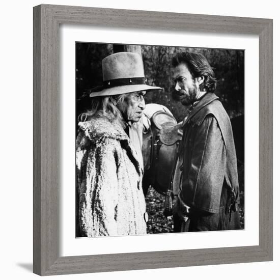 The Outlaw Josey Wales, Chief Dan George, Clint Eastwood, 1976-null-Framed Premium Photographic Print