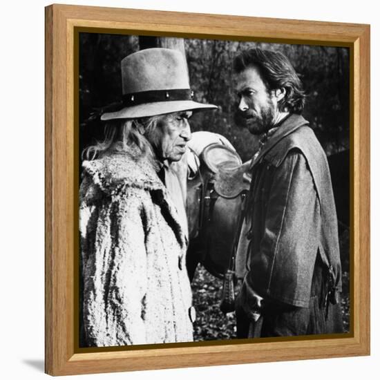 The Outlaw Josey Wales, Chief Dan George, Clint Eastwood, 1976-null-Framed Stretched Canvas