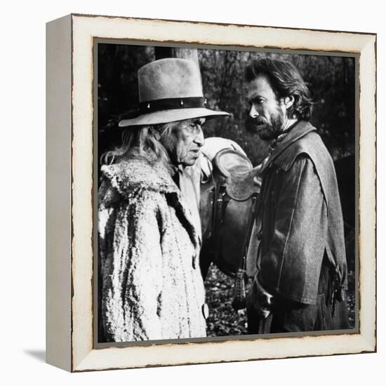 The Outlaw Josey Wales, Chief Dan George, Clint Eastwood, 1976-null-Framed Stretched Canvas