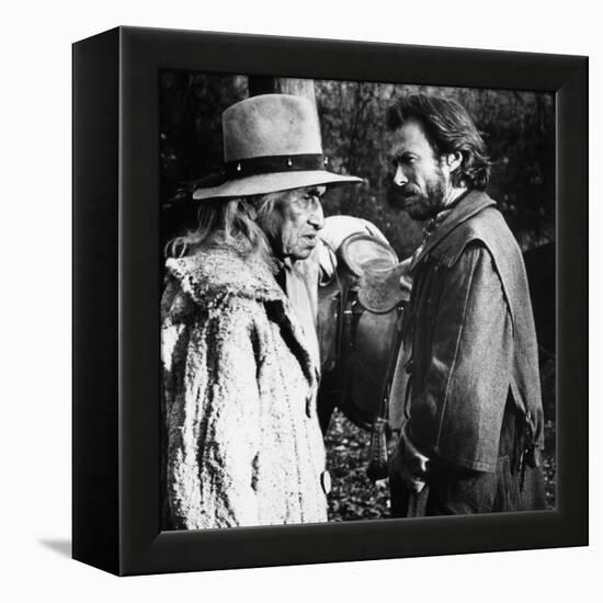 The Outlaw Josey Wales, Chief Dan George, Clint Eastwood, 1976-null-Framed Stretched Canvas