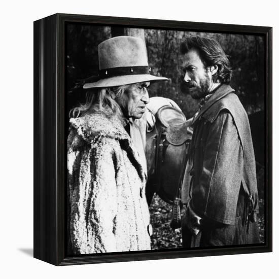 The Outlaw Josey Wales, Chief Dan George, Clint Eastwood, 1976-null-Framed Stretched Canvas