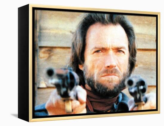 The Outlaw Josey Wales, Clint Eastwood, 1976-null-Framed Stretched Canvas