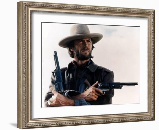 The Outlaw Josey Wales, Clint Eastwood, 1976-null-Framed Photo