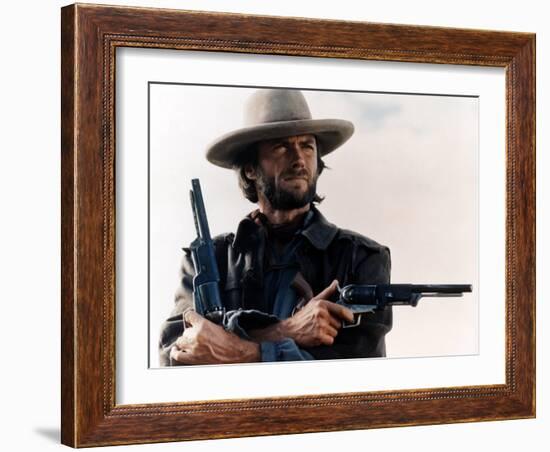 The Outlaw Josey Wales, Clint Eastwood, 1976-null-Framed Photo