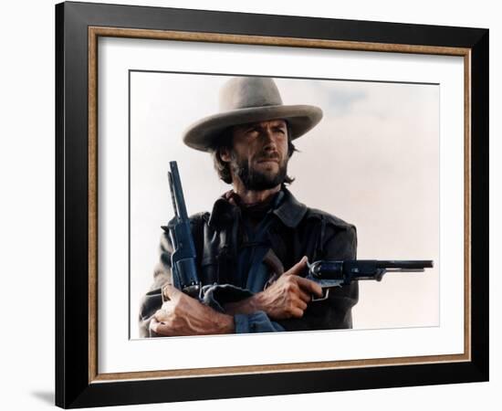 The Outlaw Josey Wales, Clint Eastwood, 1976-null-Framed Photo