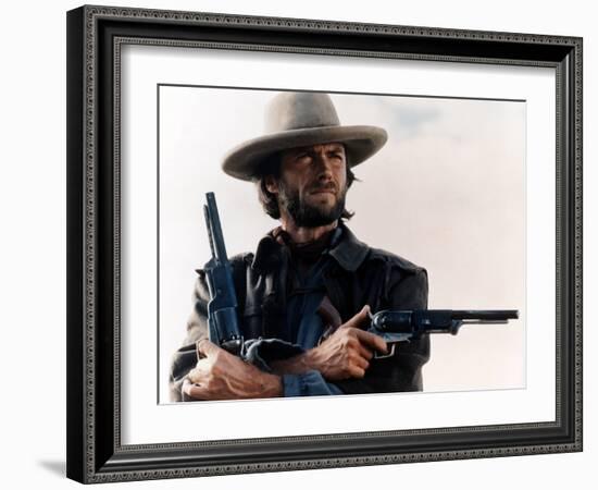 The Outlaw Josey Wales, Clint Eastwood, 1976-null-Framed Photo