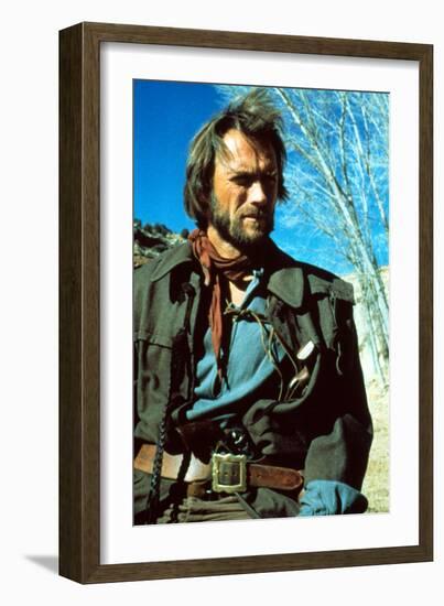 The Outlaw Josey Wales, Clint Eastwood, 1976-null-Framed Premium Photographic Print