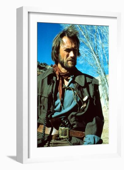 The Outlaw Josey Wales, Clint Eastwood, 1976-null-Framed Premium Photographic Print