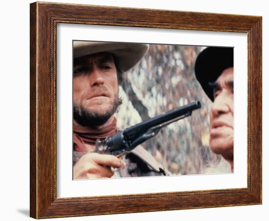 The Outlaw Josey Wales, Clint Eastwood, Chief Dan George, 1976-null-Framed Photo