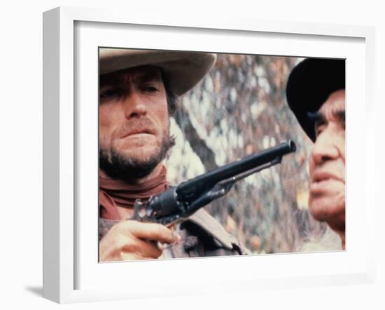 The Outlaw Josey Wales, Clint Eastwood, Chief Dan George, 1976-null-Framed Photo