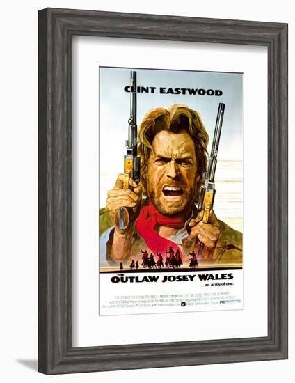 The Outlaw Josey Wales - Movie Poster Reproduction-null-Framed Photo