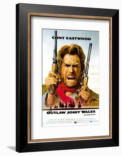 The Outlaw Josey Wales - Movie Poster Reproduction-null-Framed Photo