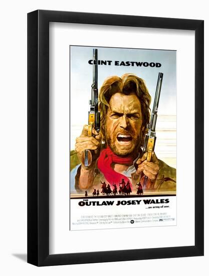 The Outlaw Josey Wales - Movie Poster Reproduction-null-Framed Photo