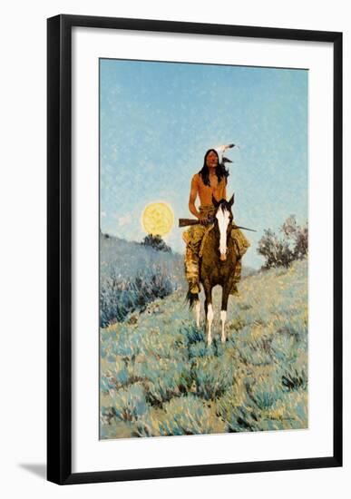 The Outlier-Frederic Sackrider Remington-Framed Art Print