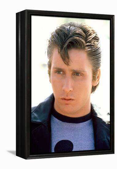 THE OUTSIDERS, 1982 directed by FRANCIS FORD COPPOLA Emilio Estevez (photo)-null-Framed Stretched Canvas