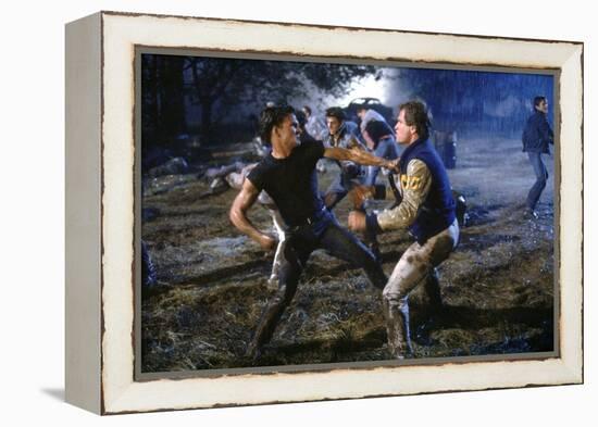 THE OUTSIDERS, 1982 directed by FRANCIS FORD COPPOLA Patrick Swayze (photo)-null-Framed Stretched Canvas