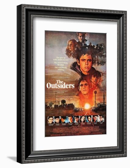 THE OUTSIDERS [1983], directed by FRANCIS FORD COPPOLA.-null-Framed Photographic Print