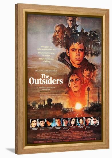 THE OUTSIDERS [1983], directed by FRANCIS FORD COPPOLA.-null-Framed Premier Image Canvas