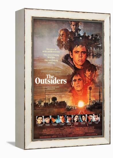 THE OUTSIDERS [1983], directed by FRANCIS FORD COPPOLA.-null-Framed Premier Image Canvas