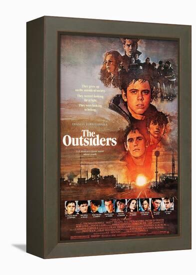 THE OUTSIDERS [1983], directed by FRANCIS FORD COPPOLA.-null-Framed Premier Image Canvas