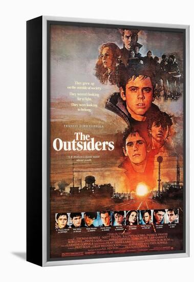 THE OUTSIDERS [1983], directed by FRANCIS FORD COPPOLA.-null-Framed Premier Image Canvas