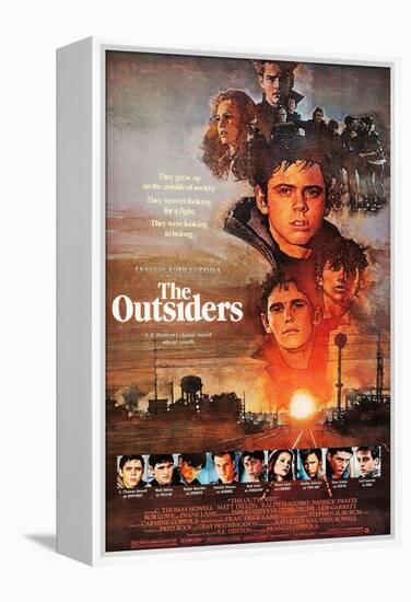 THE OUTSIDERS [1983], directed by FRANCIS FORD COPPOLA.-null-Framed Premier Image Canvas