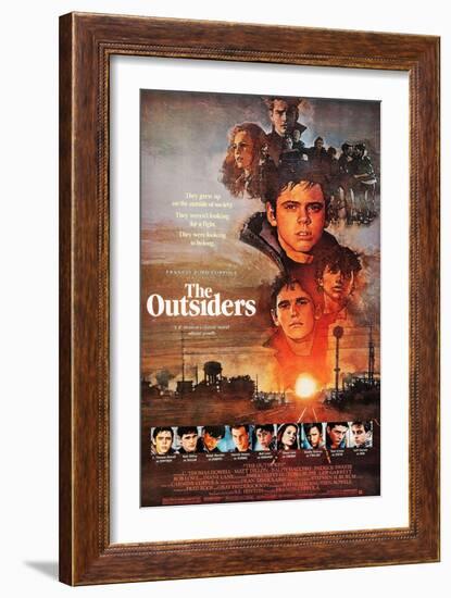 THE OUTSIDERS [1983], directed by FRANCIS FORD COPPOLA.-null-Framed Photographic Print