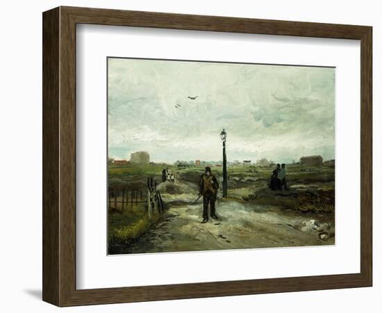 The Outskirts at Paris-Vincent van Gogh-Framed Giclee Print