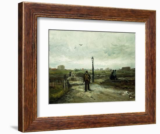 The Outskirts at Paris-Vincent van Gogh-Framed Giclee Print