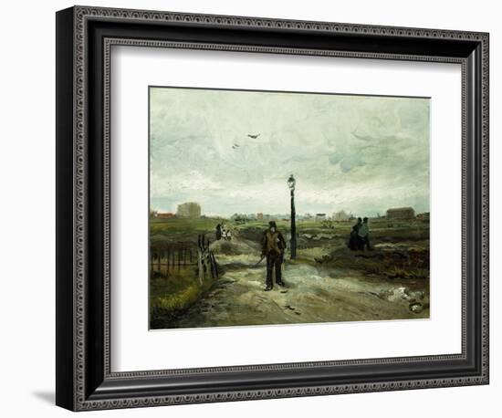 The Outskirts at Paris-Vincent van Gogh-Framed Giclee Print