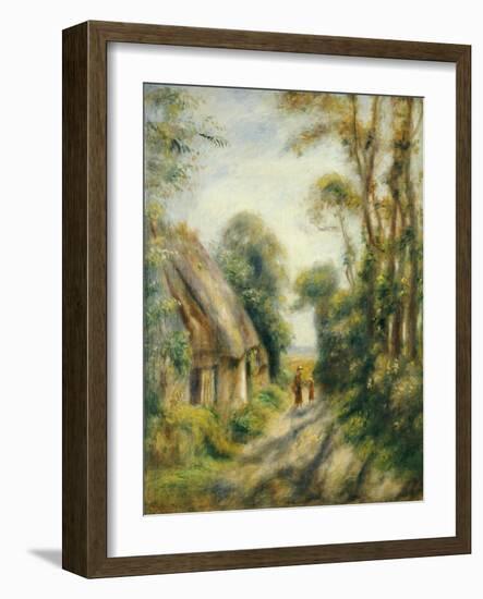 The Outskirts of Berneval-Pierre-Auguste Renoir-Framed Giclee Print