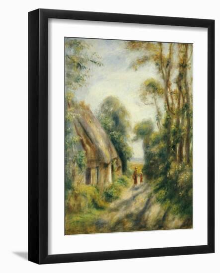 The Outskirts of Berneval-Pierre-Auguste Renoir-Framed Giclee Print